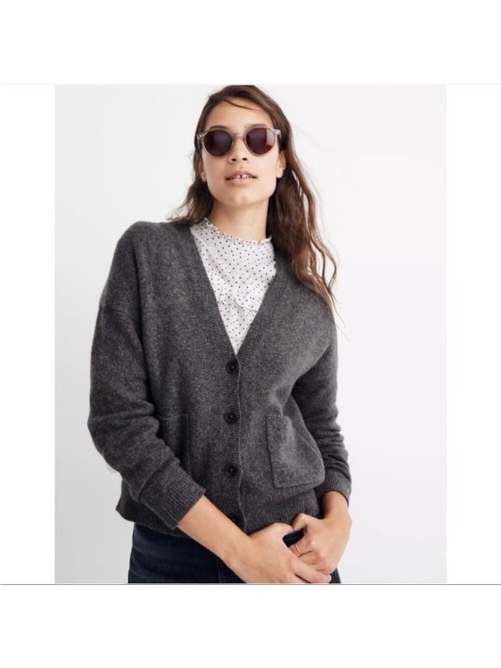 Madewell Short Kent Ex-Boyfriend Cardigan Size XSmall AC795